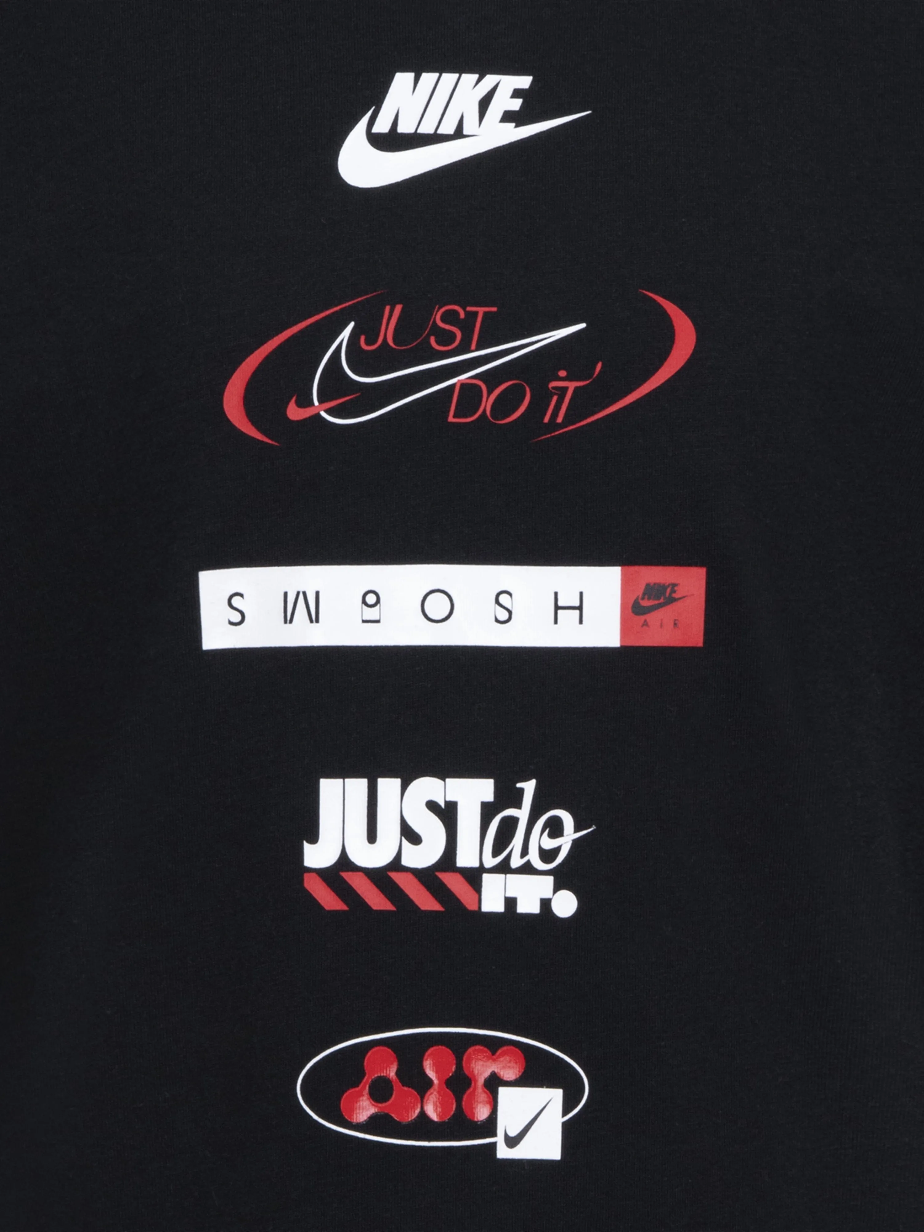 Nike Boys Brandmark Stack T-Shirt in Black