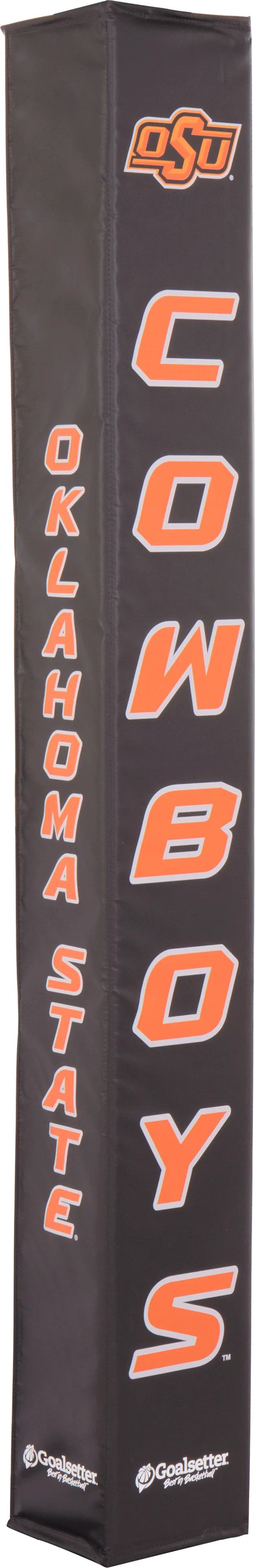 Oklahoma State Cowboys Basketball Pole Pad - Black Goalsetter