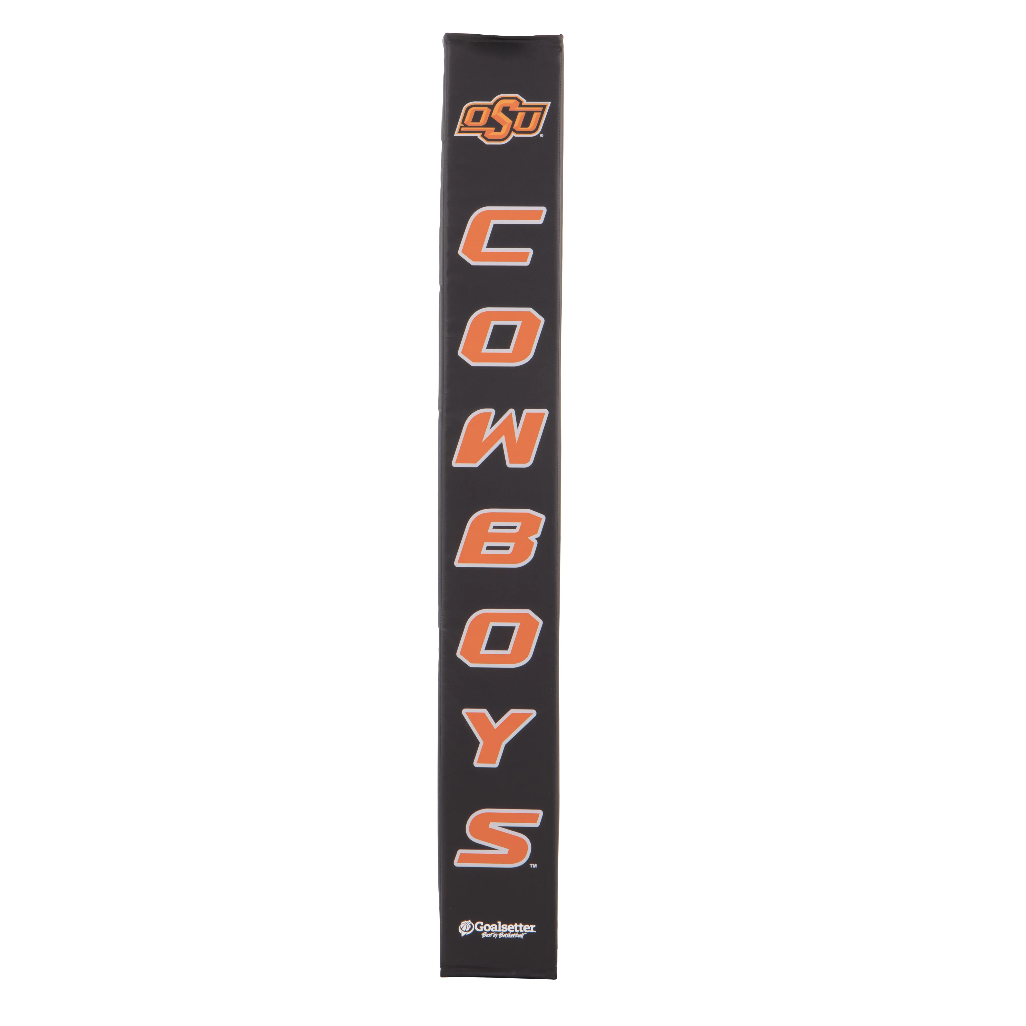 Oklahoma State Cowboys Basketball Pole Pad - Black Goalsetter