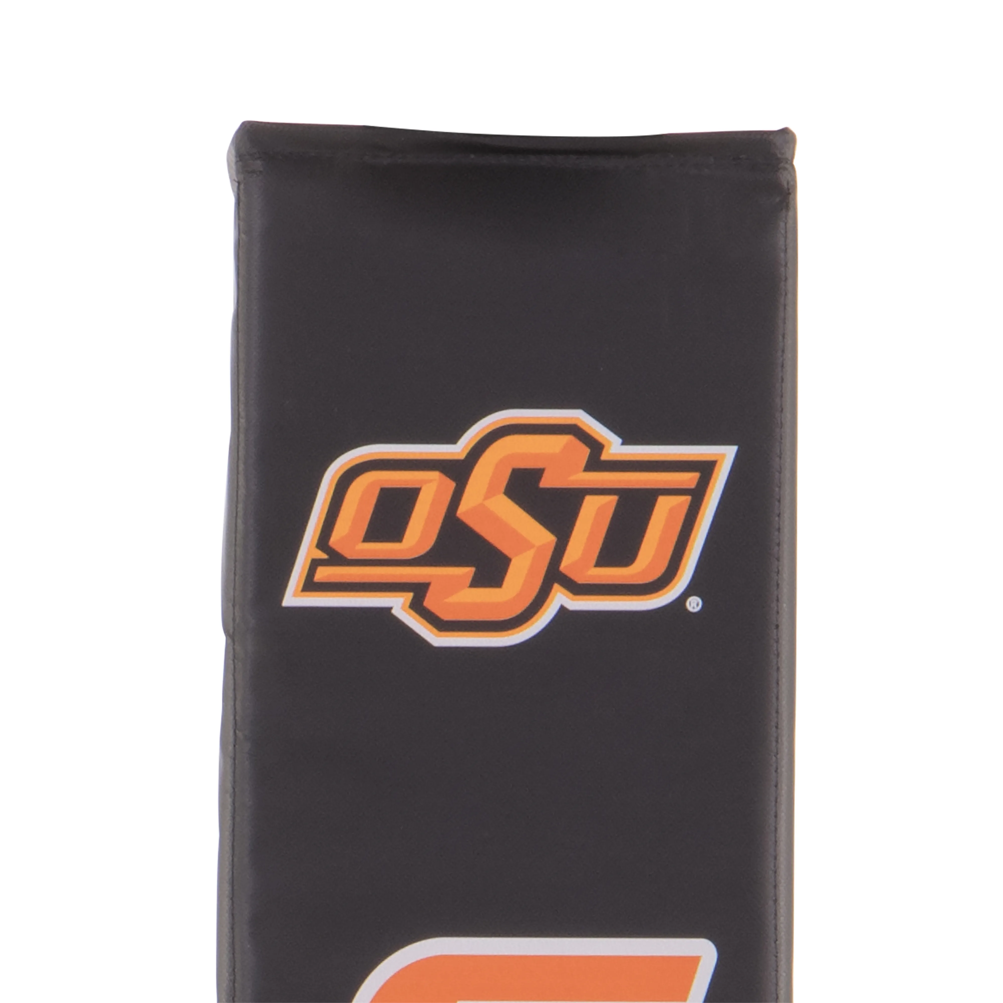 Oklahoma State Cowboys Basketball Pole Pad - Black Goalsetter