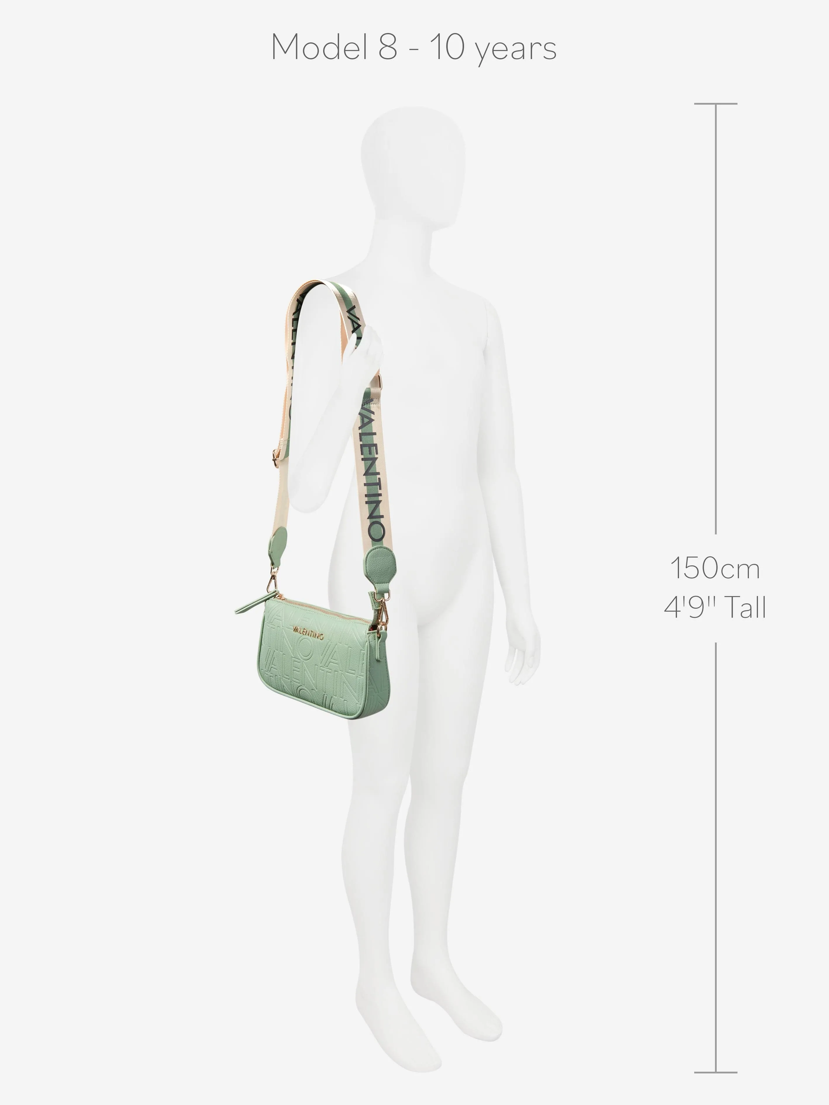 Pansy Crossbody Bag in Green (23cm)