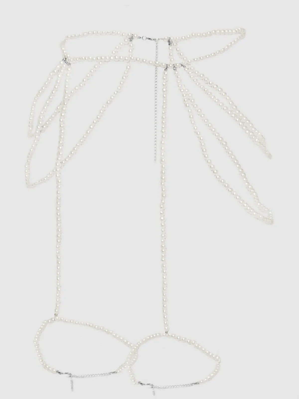 Pearl Draped Garter