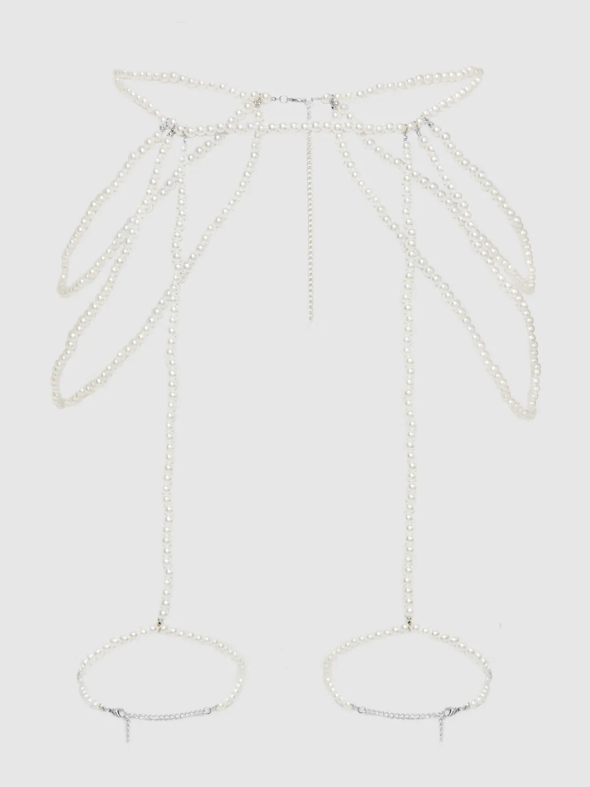 Pearl Draped Garter