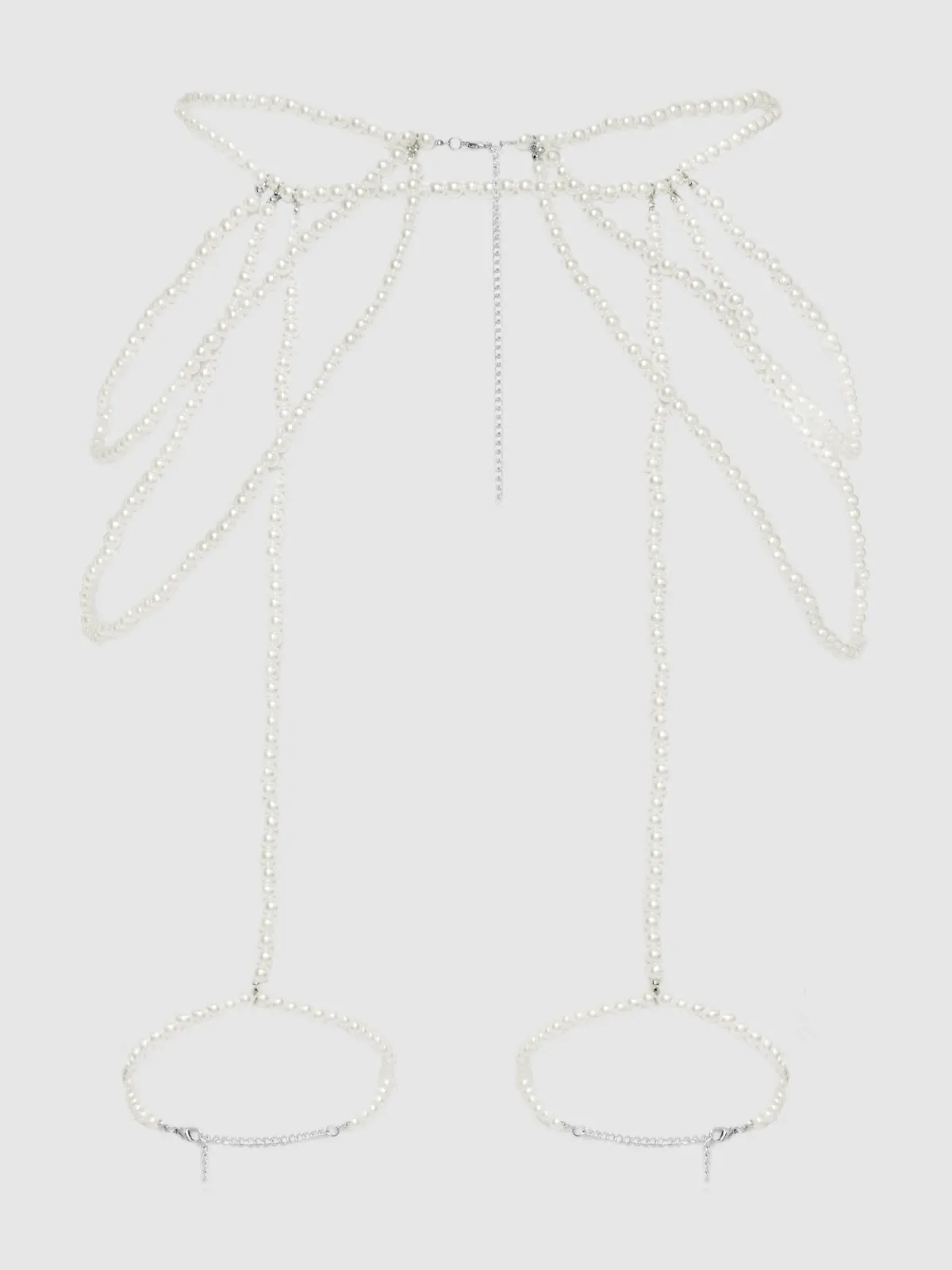 Pearl Draped Garter