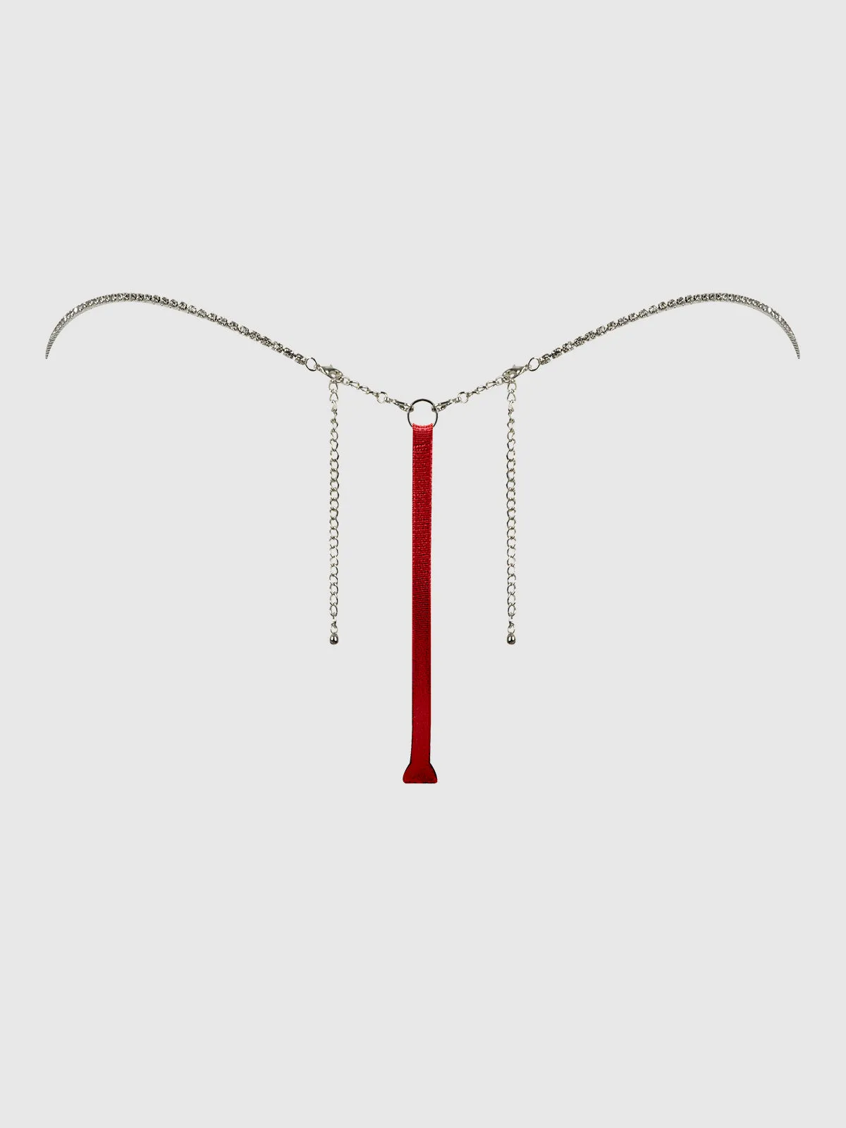 Petra Rhinestone Side Satin G-String