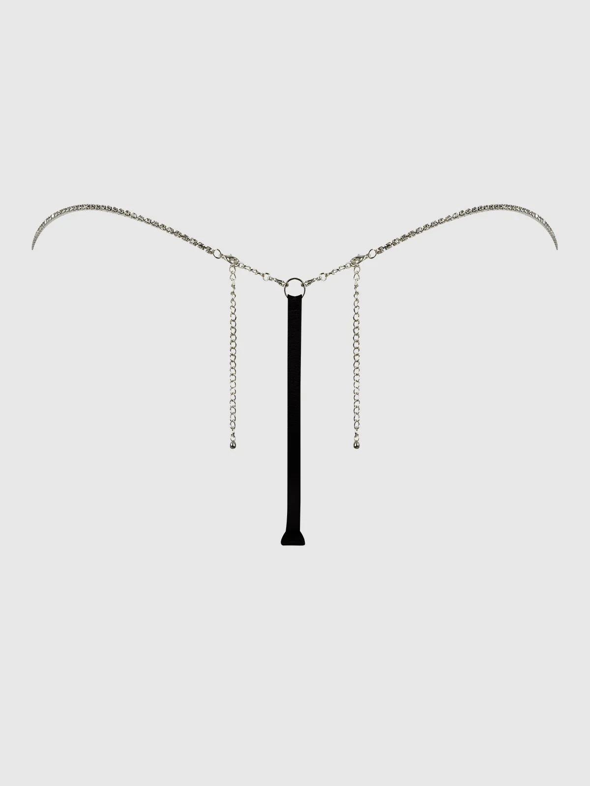 Petra Rhinestone Side Satin G-String