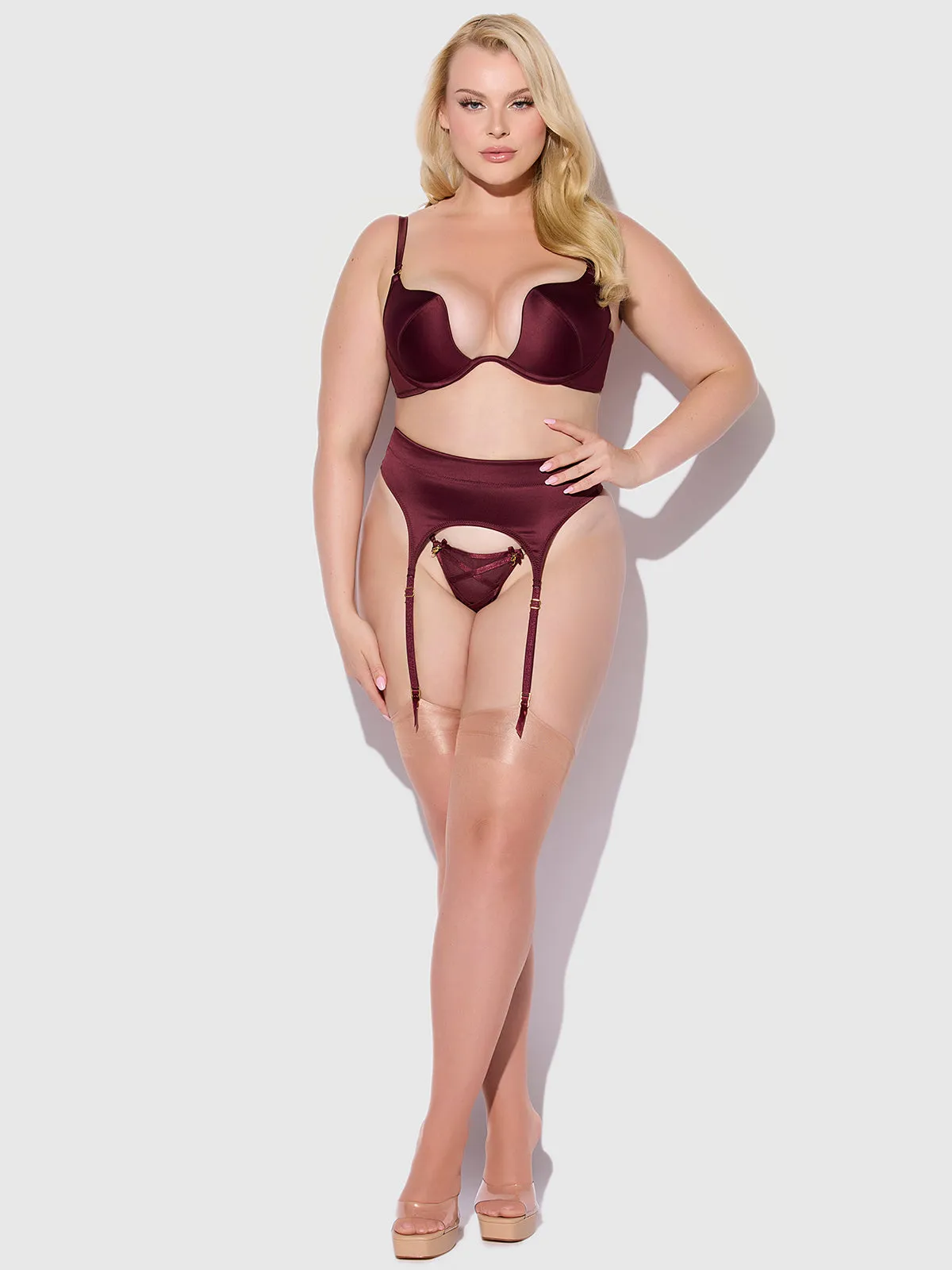 Petra Satin Garter