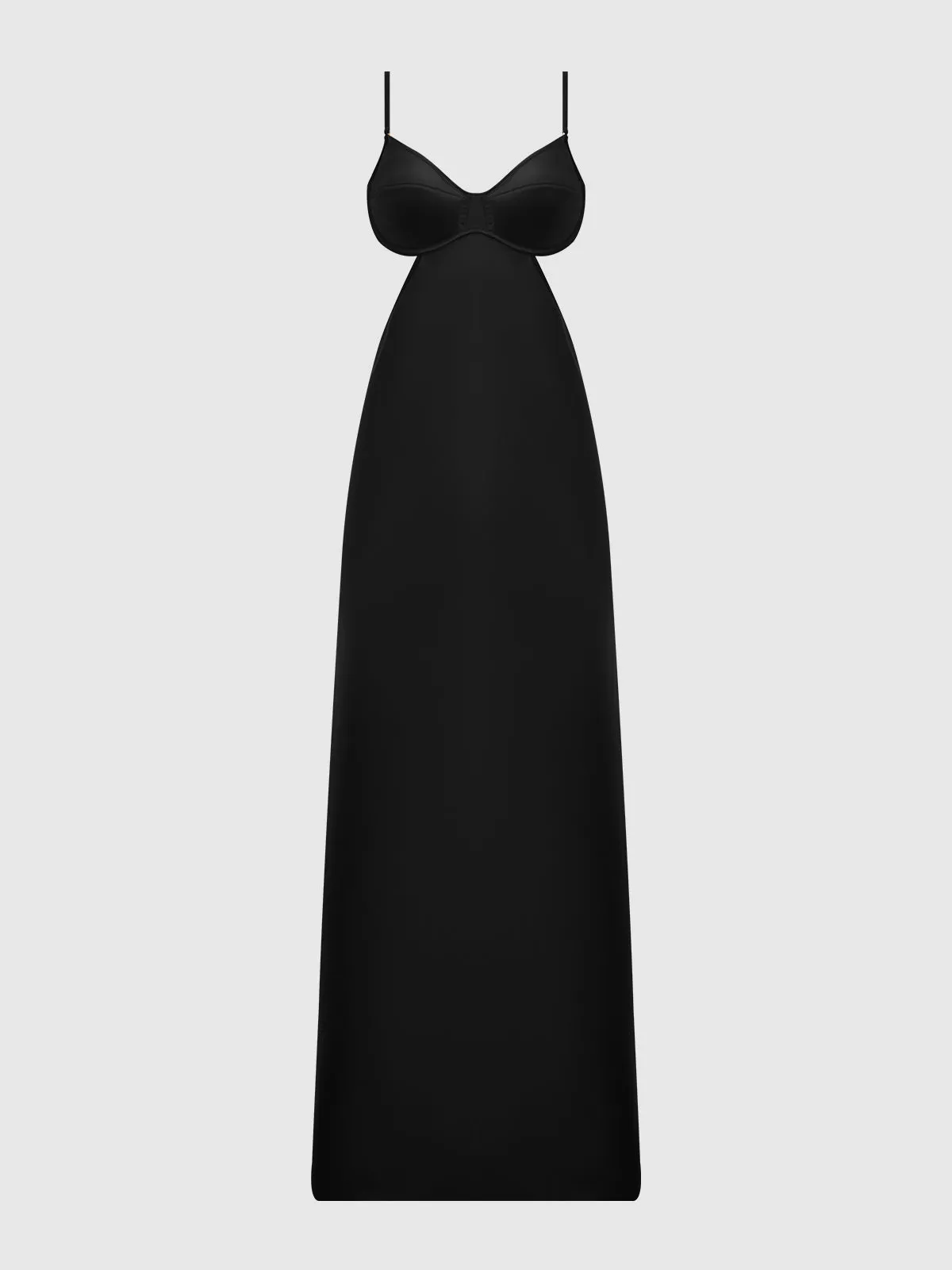 Petra Satin Monowire Cutout Gown
