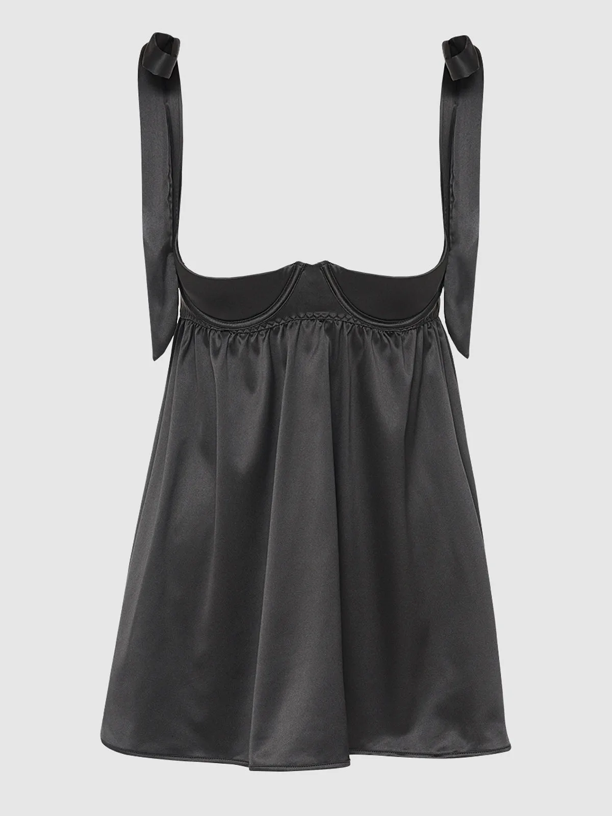 Petra Satin Open Cup Babydoll