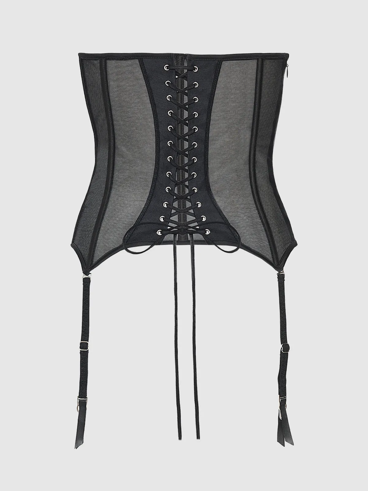 Petra Satin Open Cup Satin Corset