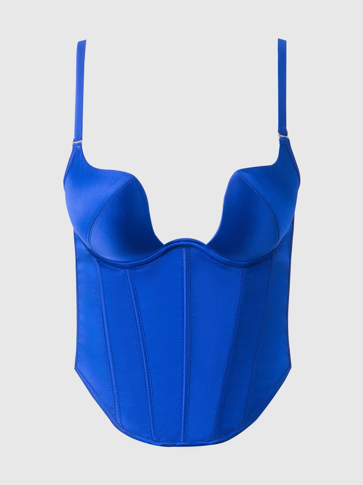Petra Swirl Plunge Push Up Bustier