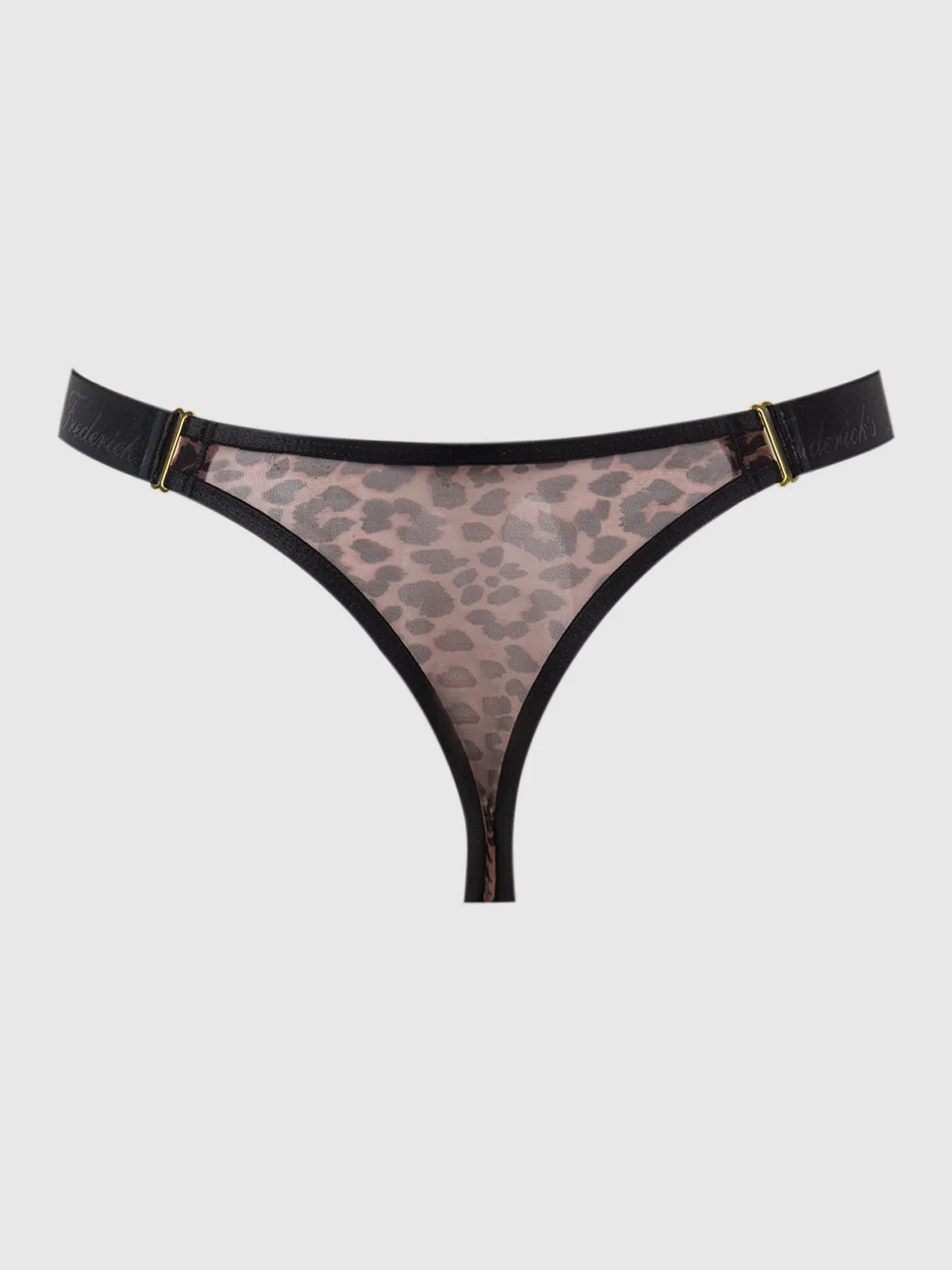 Pia Elastic Side Mesh Thong