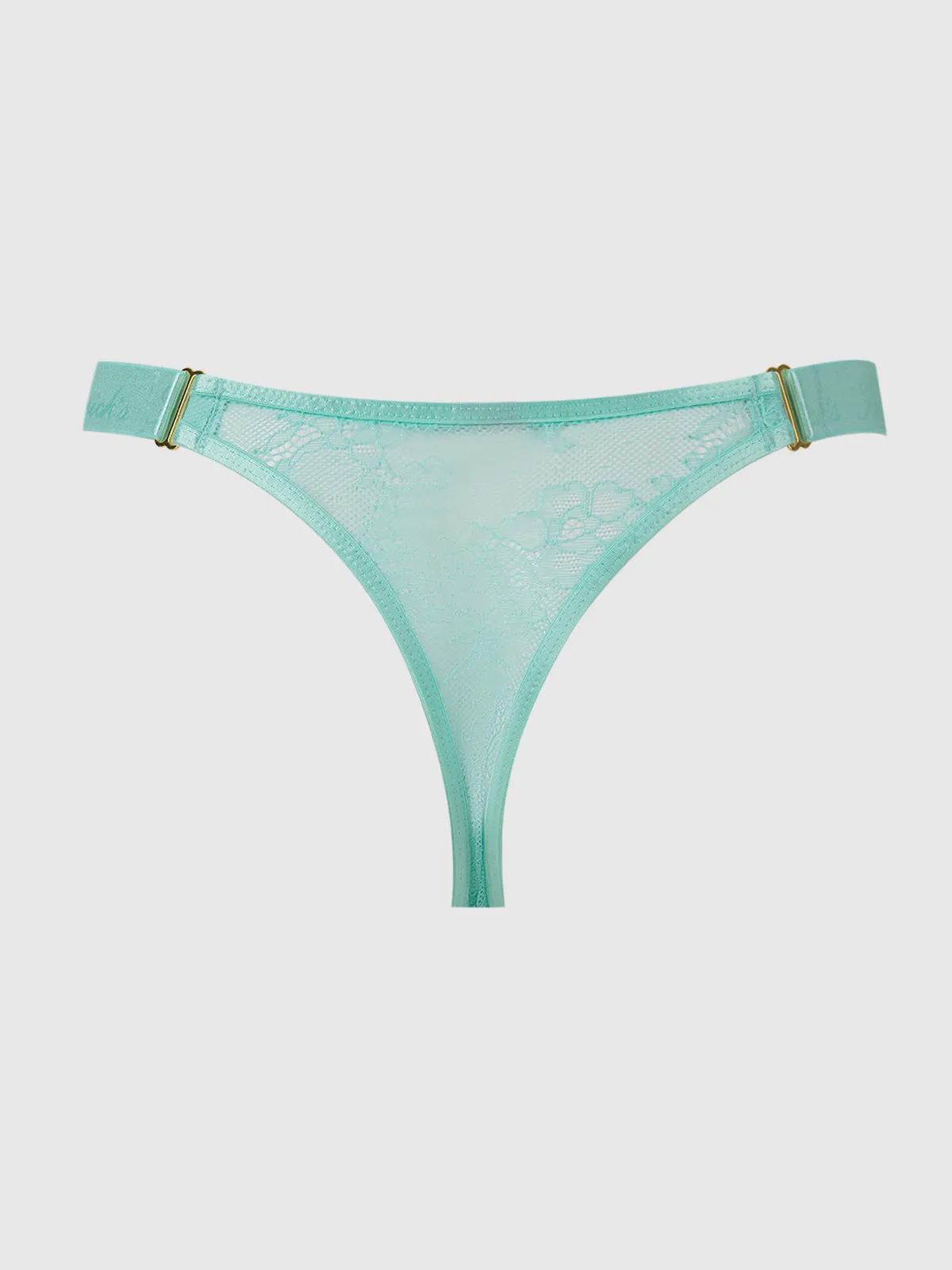 Pia Lace Elastic Side Thong
