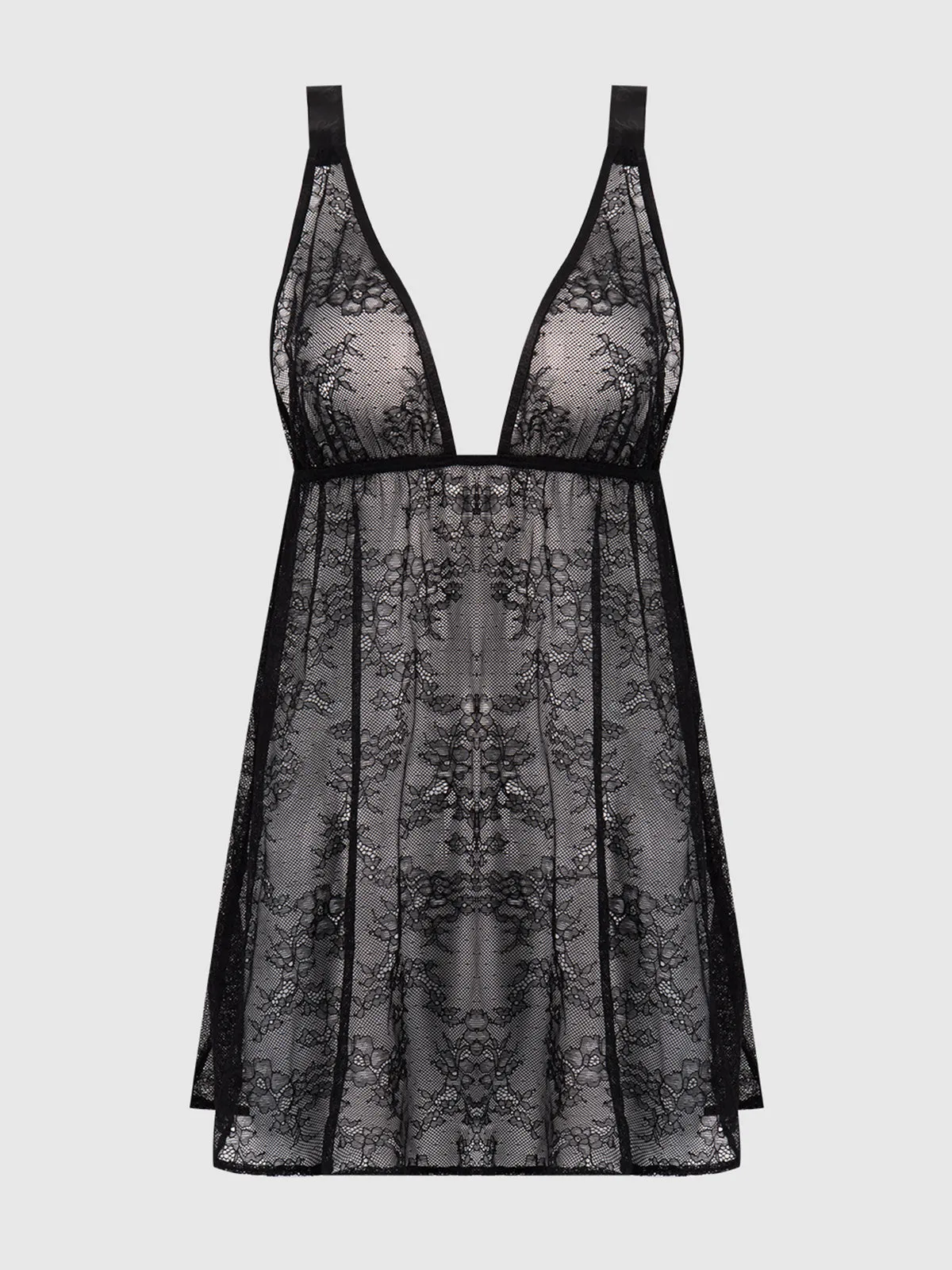 Pia Lace Unlined Soft Cup Babydoll