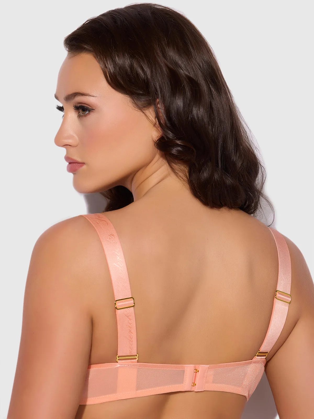 Pia Unlined Cutout Mesh Bra