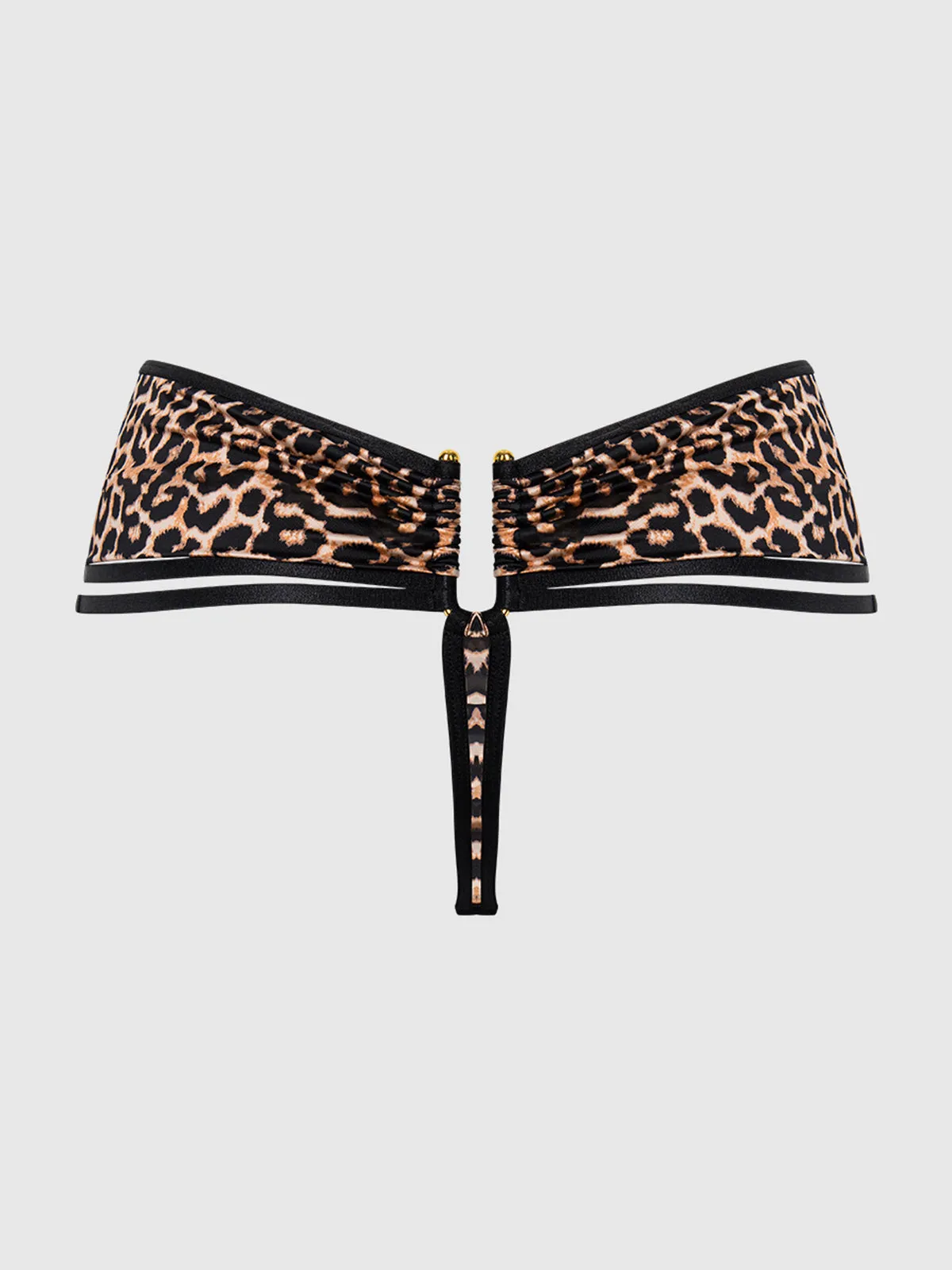 Raven Crotchless & Strappy U-Hook Panty