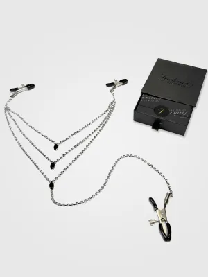 Rhinestone 3-Way Nipple & More Clamp