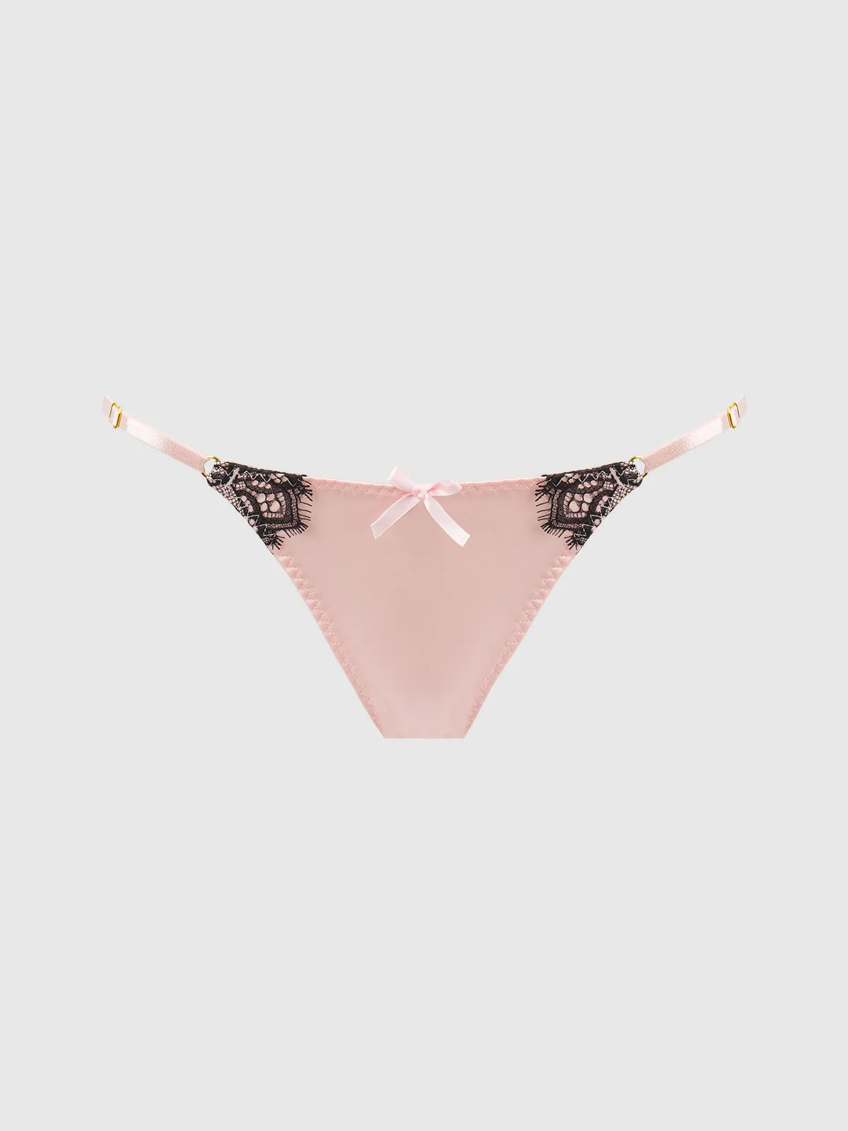 Rising Star Lace & Liquid Satin Bikini
