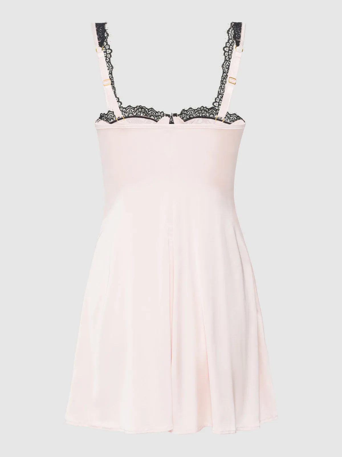 Rosalind Lace Bodice & Satin Skirt Babydoll