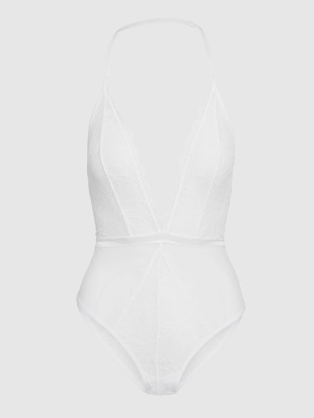 Saffron Floral Lace Teddy
