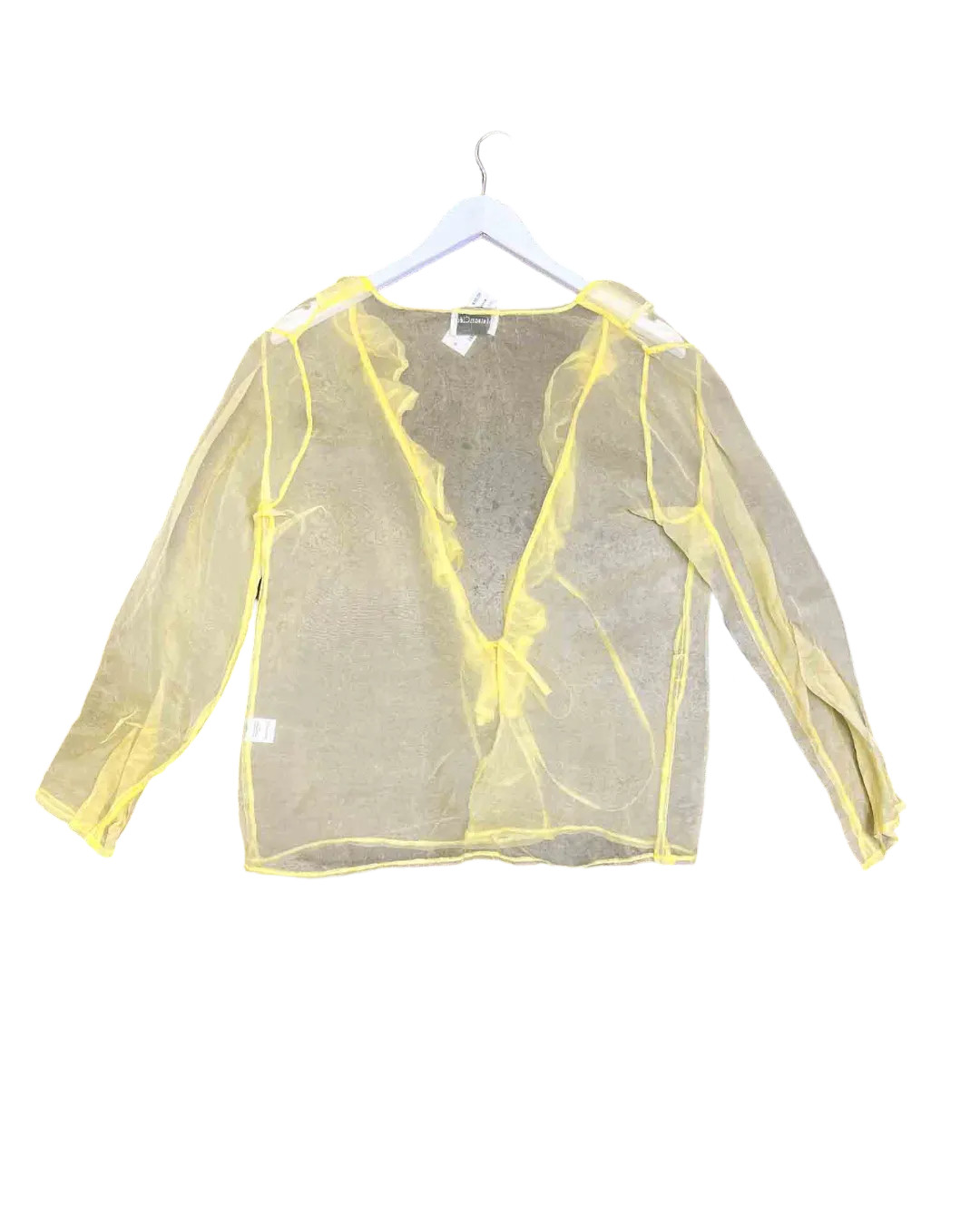 Size S | Maison Clo Silk Wrap Top