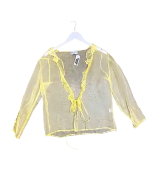 Size S | Maison Clo Silk Wrap Top