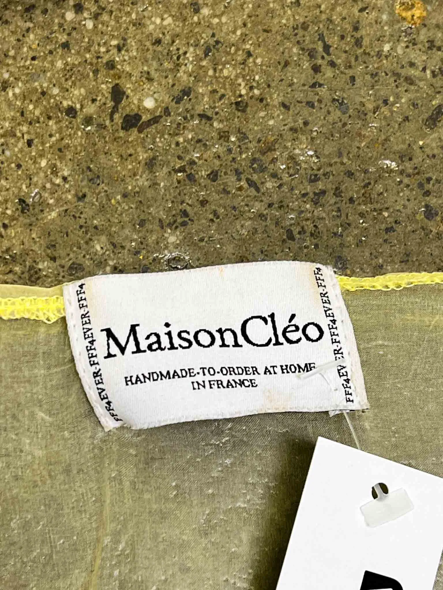 Size S | Maison Clo Silk Wrap Top