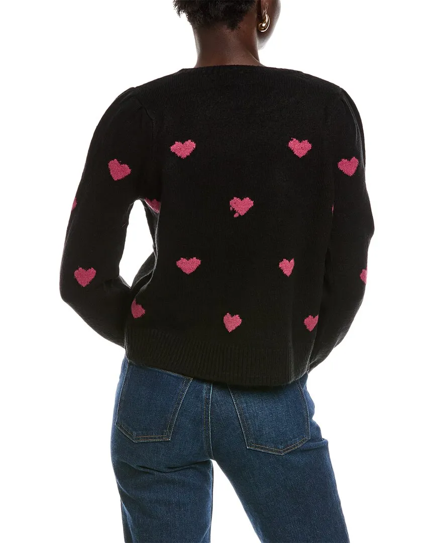 Splendid Adeline Heart Sweater