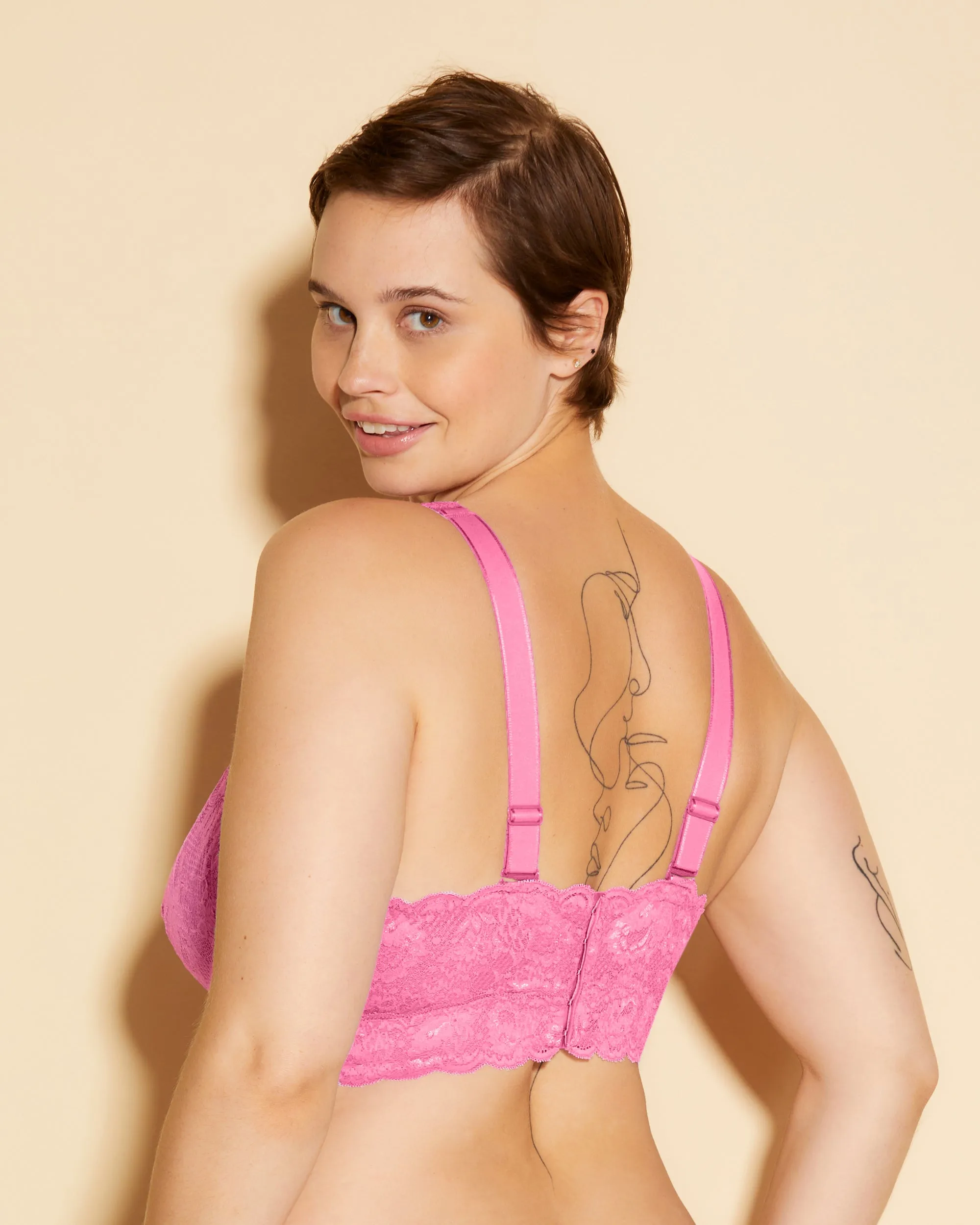 Super Curvy Plungie Longline Bralette Cosabella