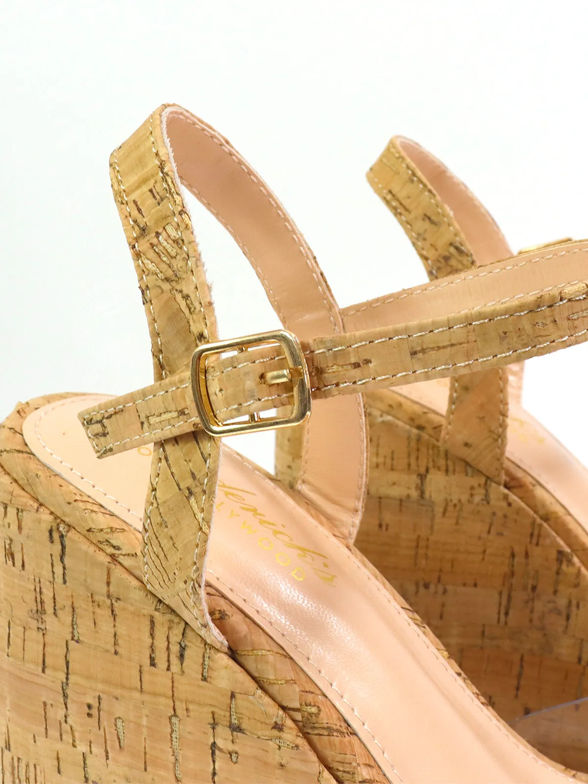 Tony Peep Toe Wedges