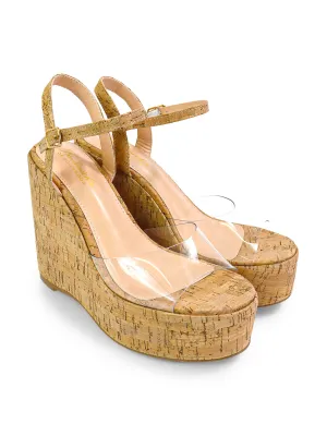 Tony Peep Toe Wedges