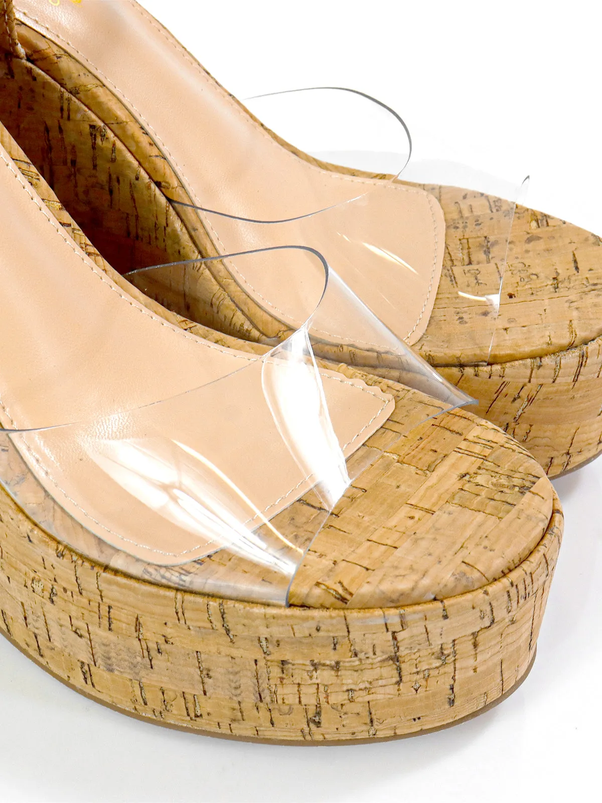 Tony Peep Toe Wedges
