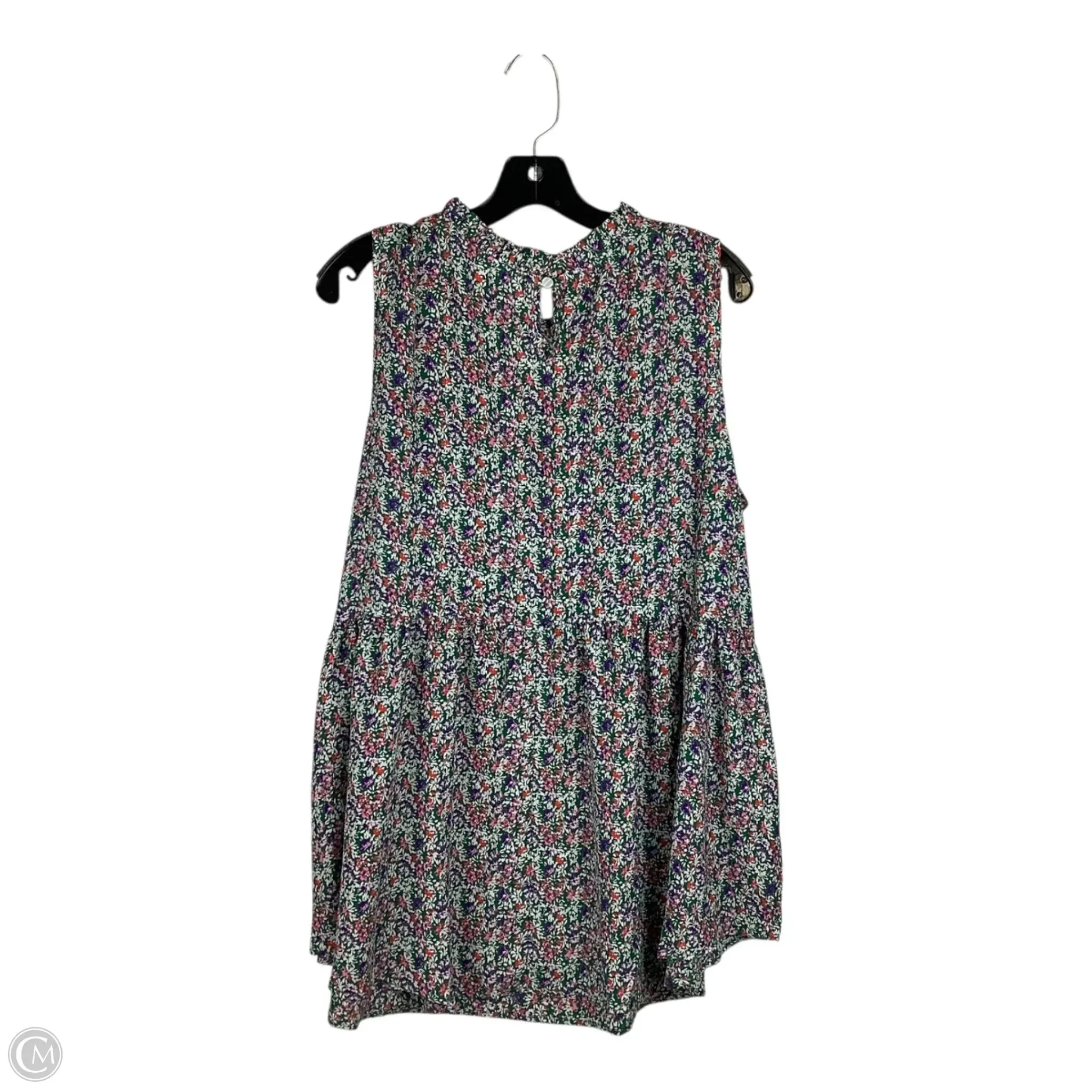 Top Sleeveless By Clothes Mentor In Floral Print, Size: Xl