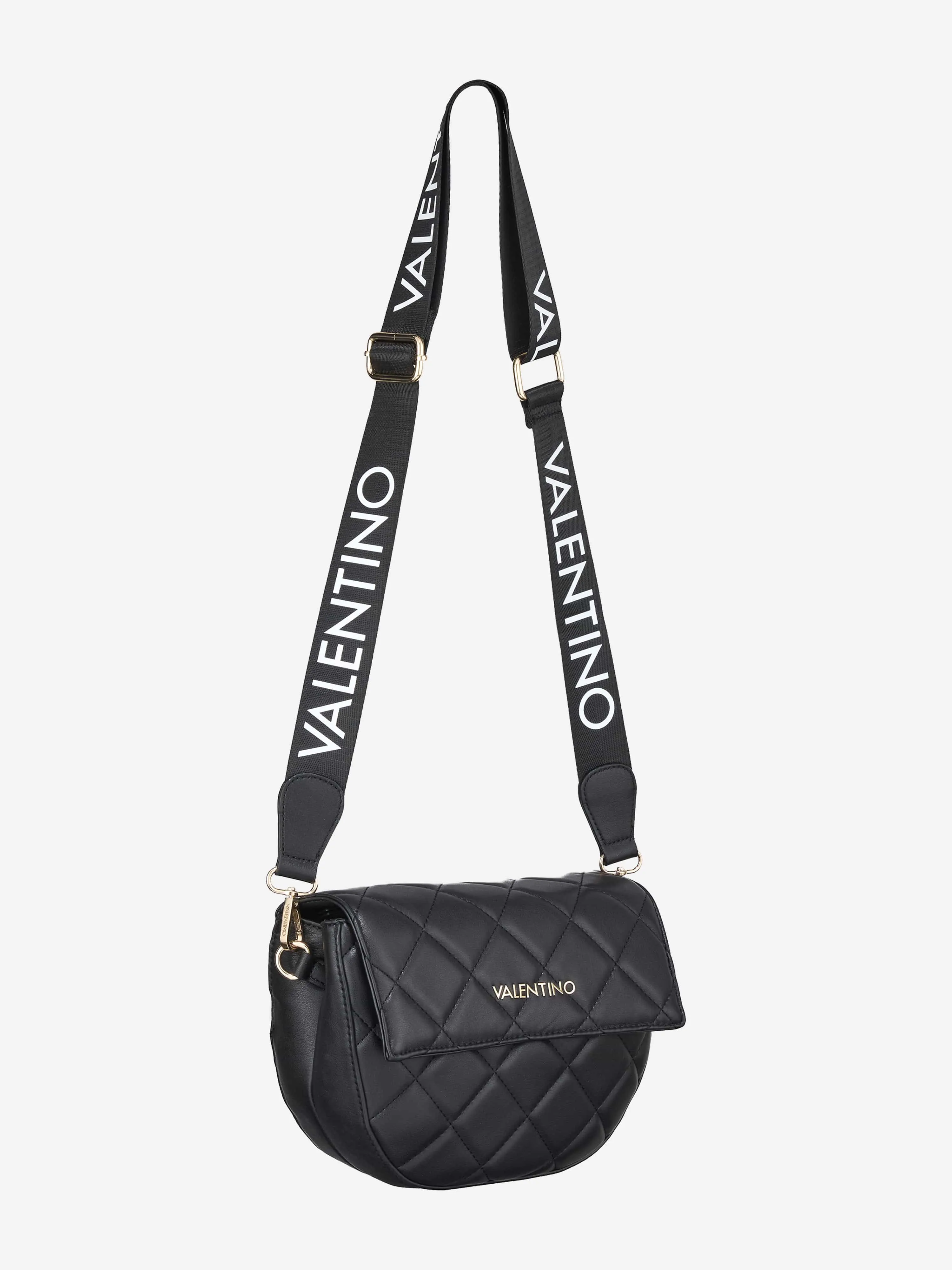 Valentino Bigs Flap Bag in Black (24cm)