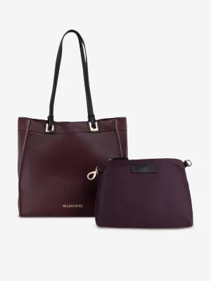 Valentino Post Re Tote Bag in Red (33cm)
