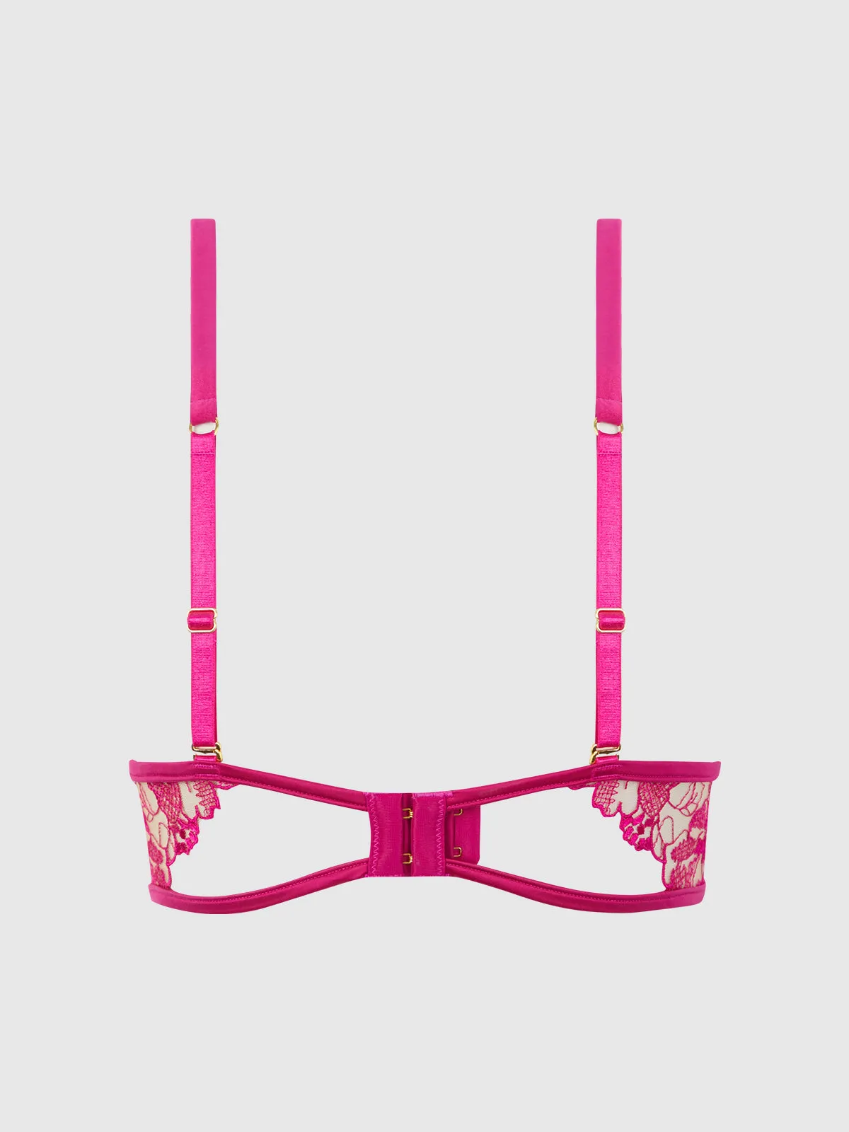 Venus Lace Strappy Unlined Openable Cup Bra
