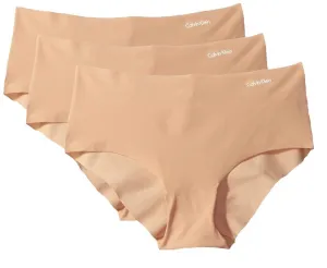Women's 3-Pack Invisibles Hipster Panty In Light Caramel