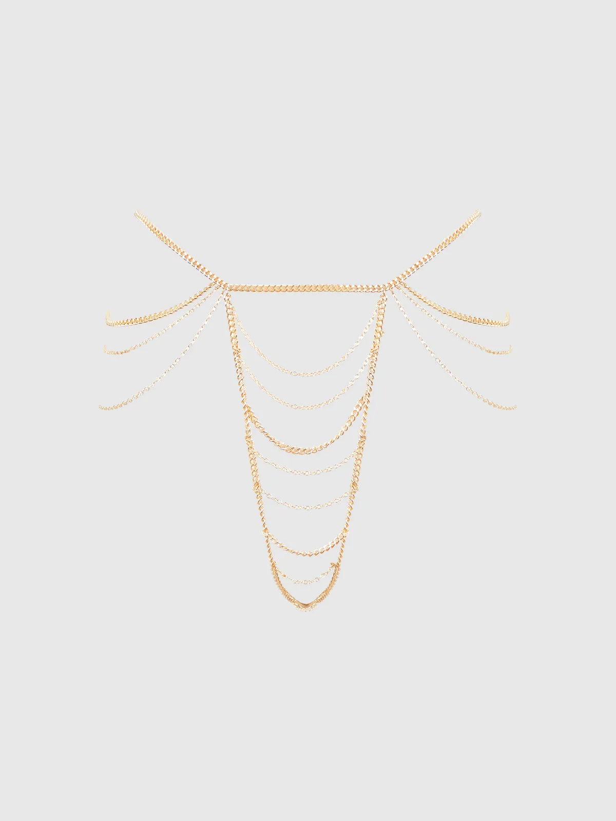 Ziggy Chain Draped Side Thong
