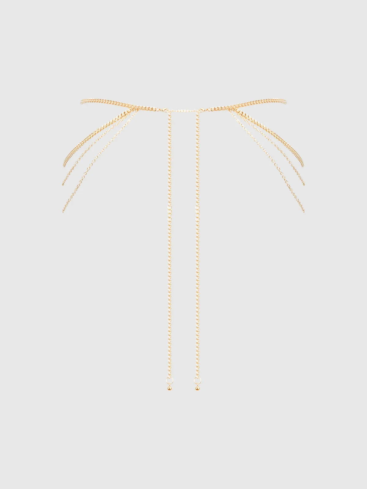Ziggy Chain Draped Side Thong