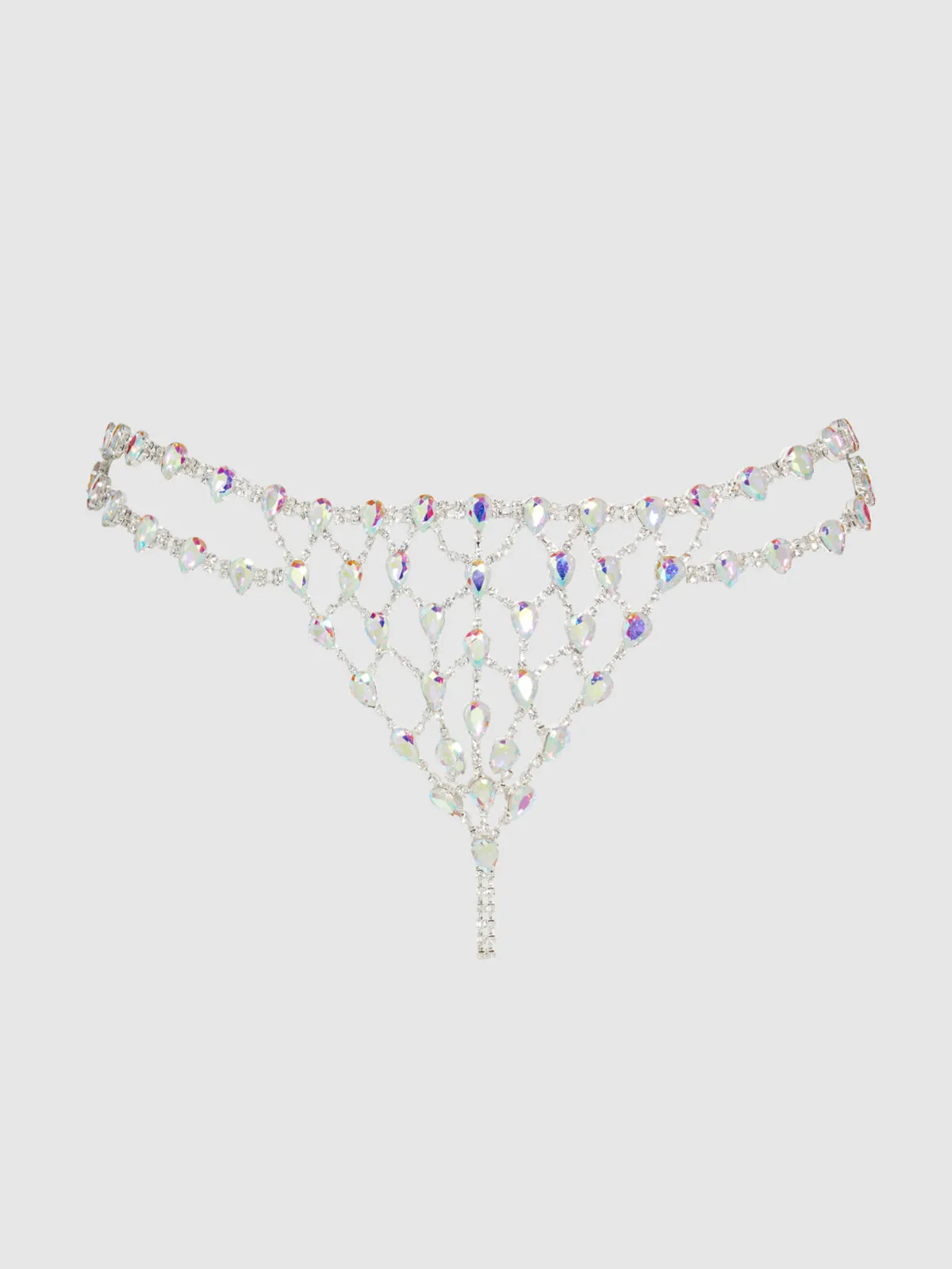 Ziggy Iridescent Stone Thong