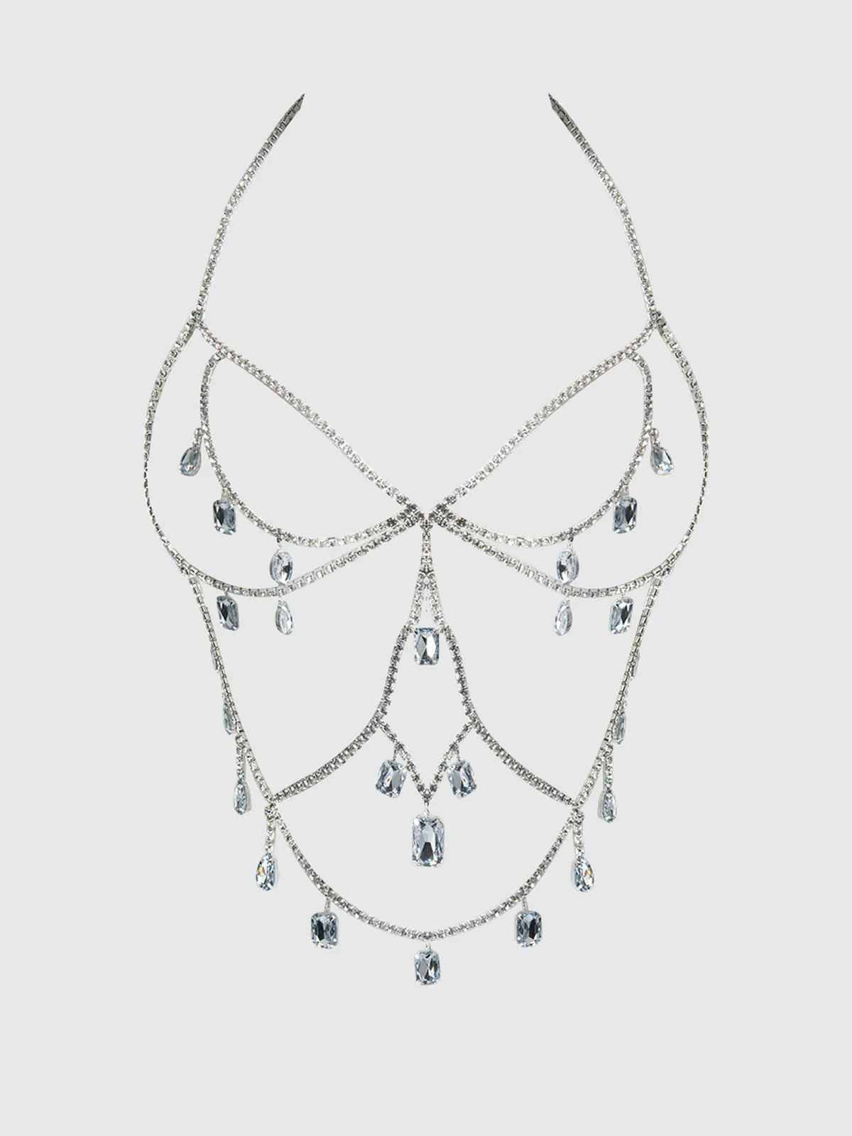 Ziggy Oversized Charm Rhinestone Top