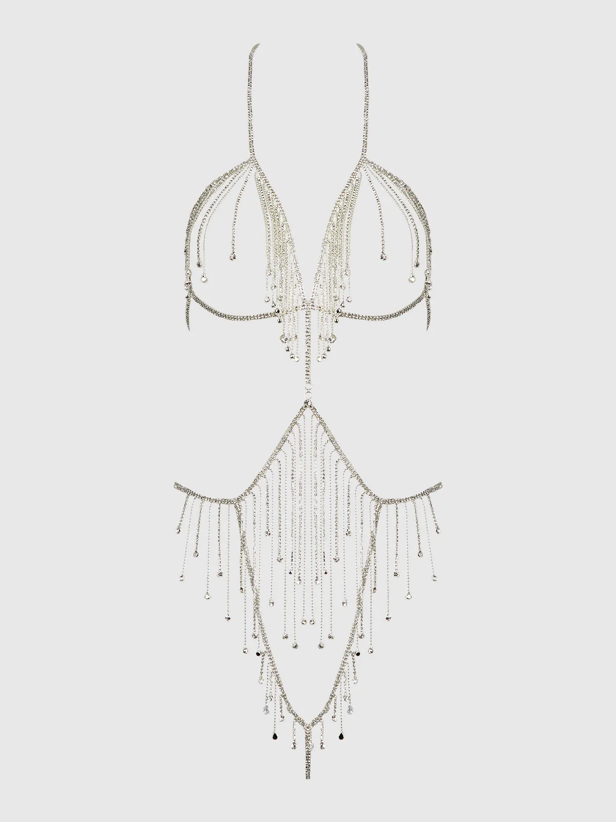 Ziggy Rhinestone Dangle Fringe Teddy
