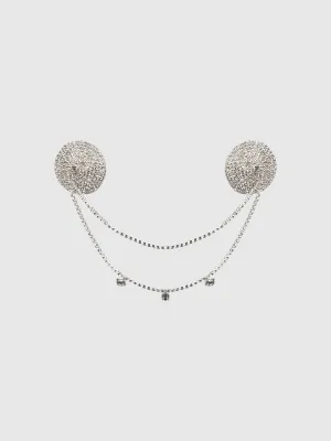 Ziggy Rhinestone Draped Cone Pasties