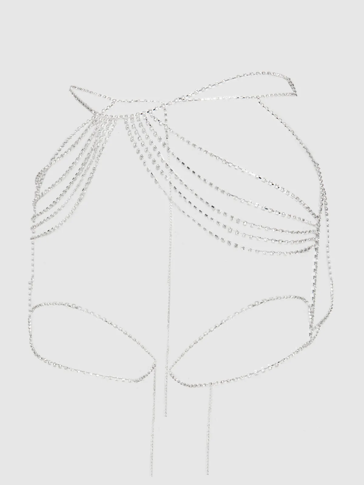 Ziggy Rhinestone Draped Garter