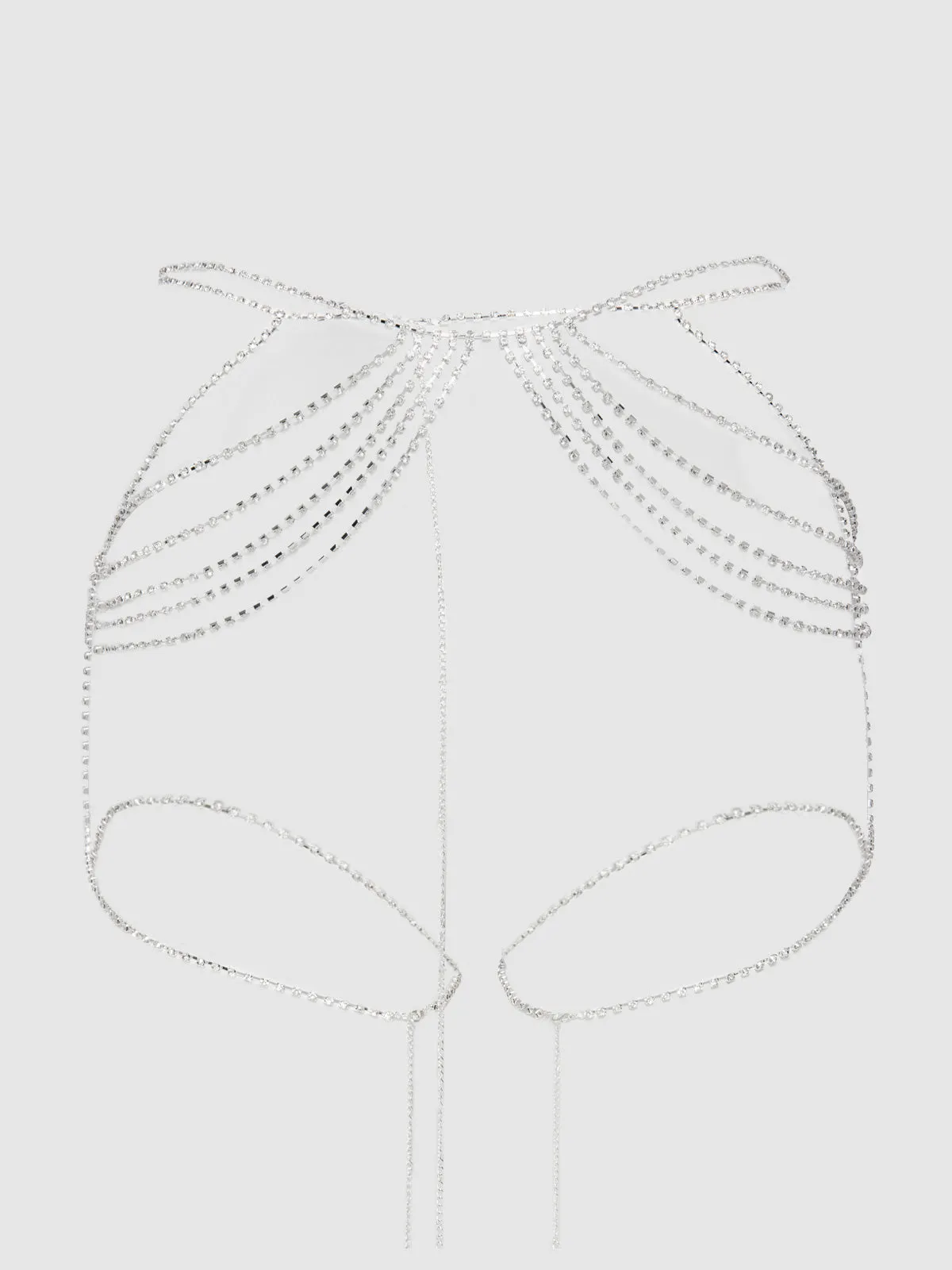Ziggy Rhinestone Draped Garter