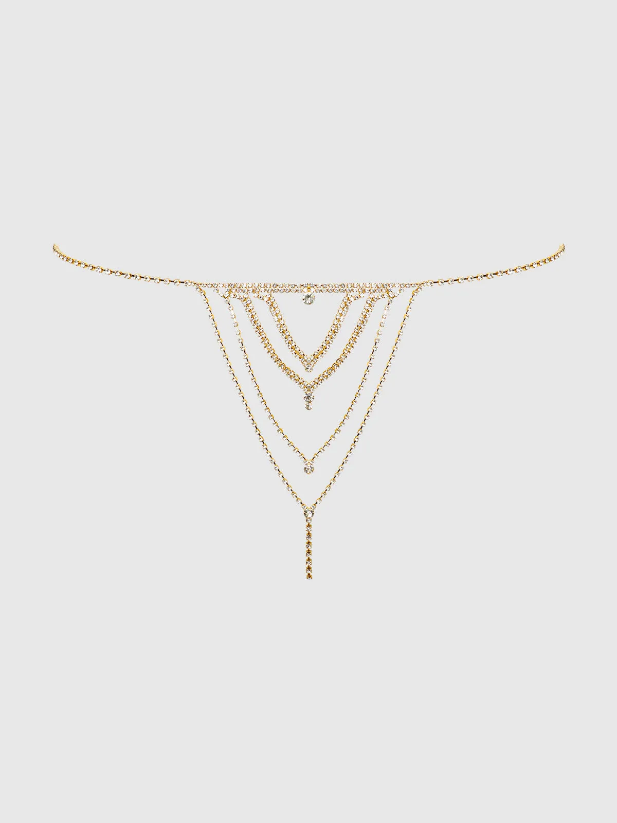Ziggy Rhinestone V-Front Panty