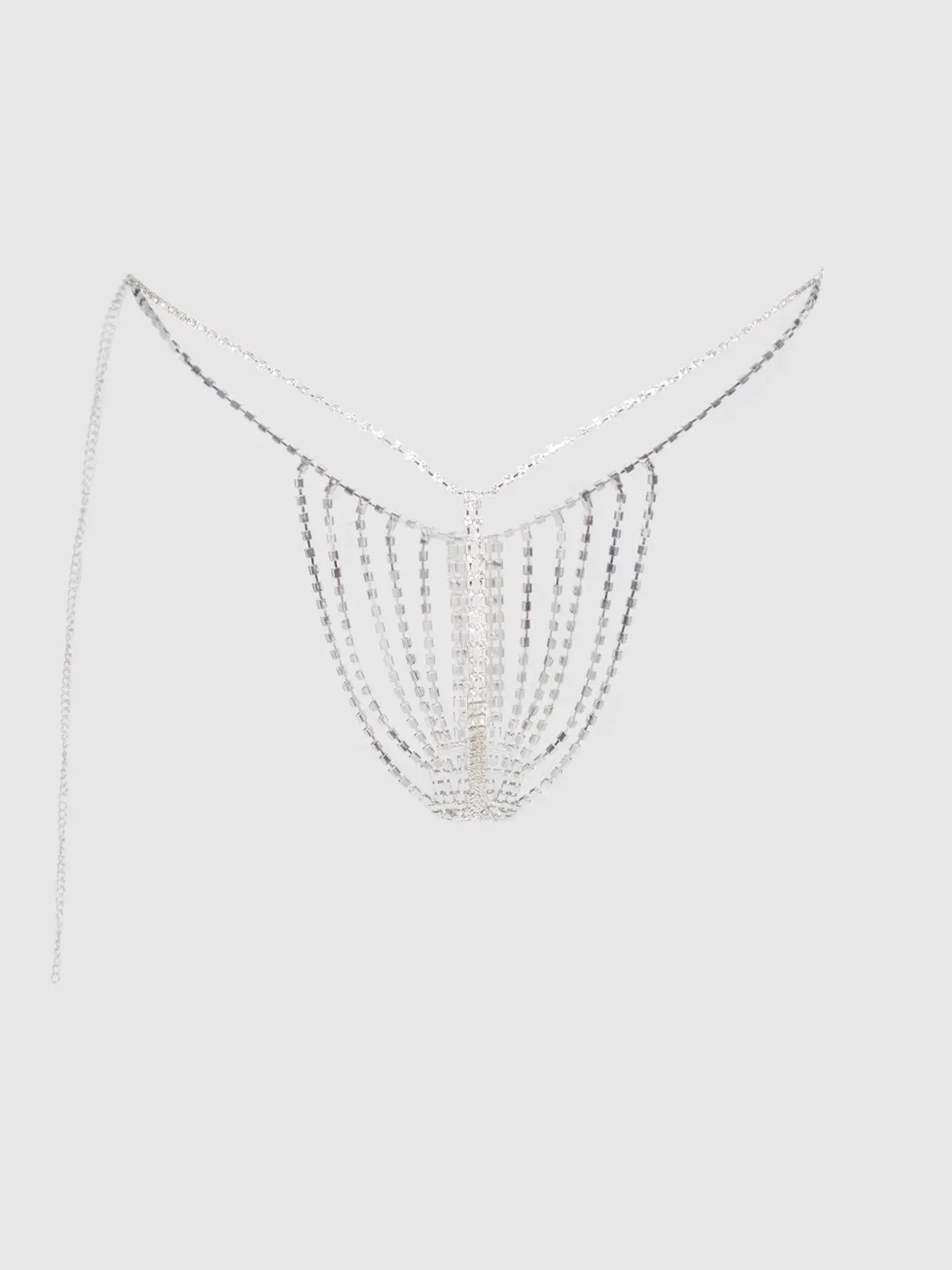 Ziggy Rhinestone Vertical Thong