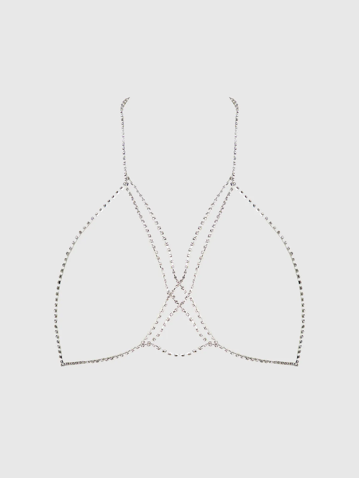 Ziggy Rhinestone X-Crossed Bustier